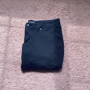Black jeggings